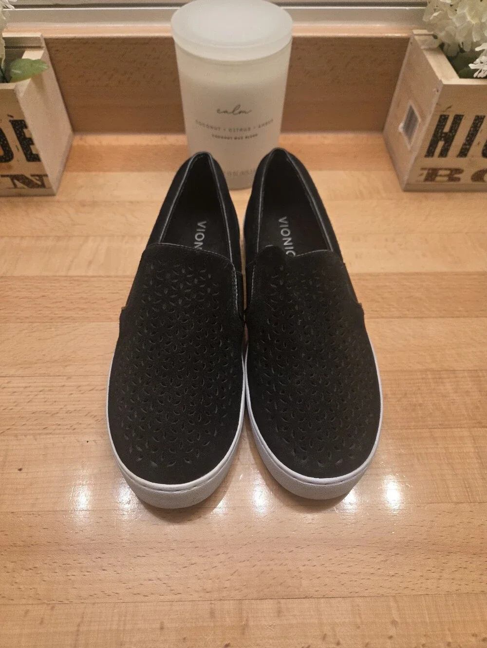 Vionic slip covered orthaheel